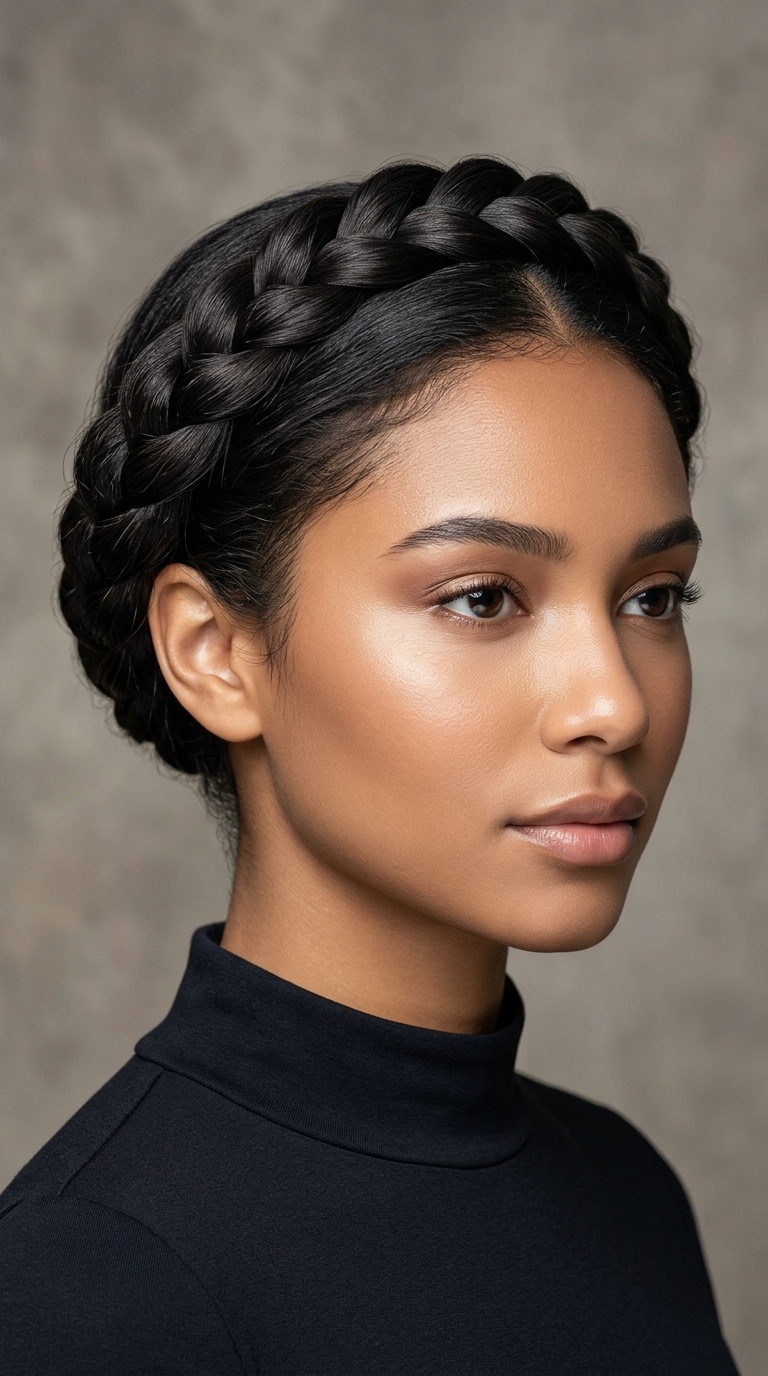 The Polished Crown Braid