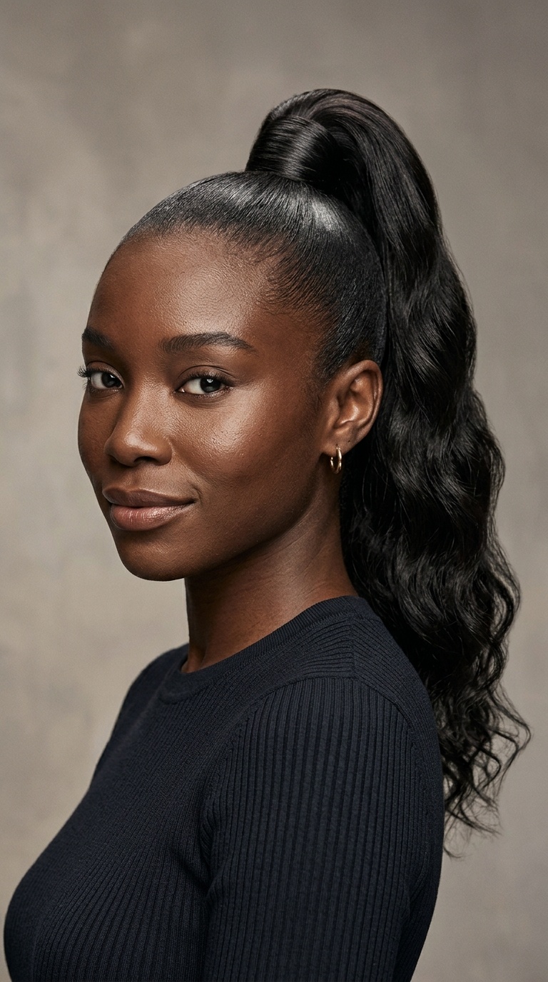 The Polished Genie Ponytail