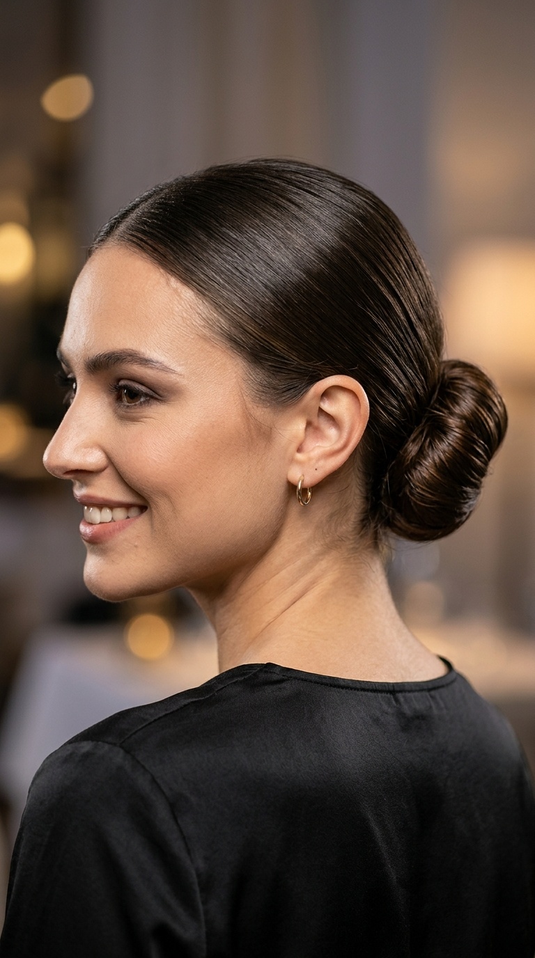 The Polished Low Bun