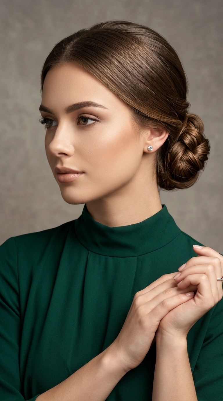 The Polished Low Bun
