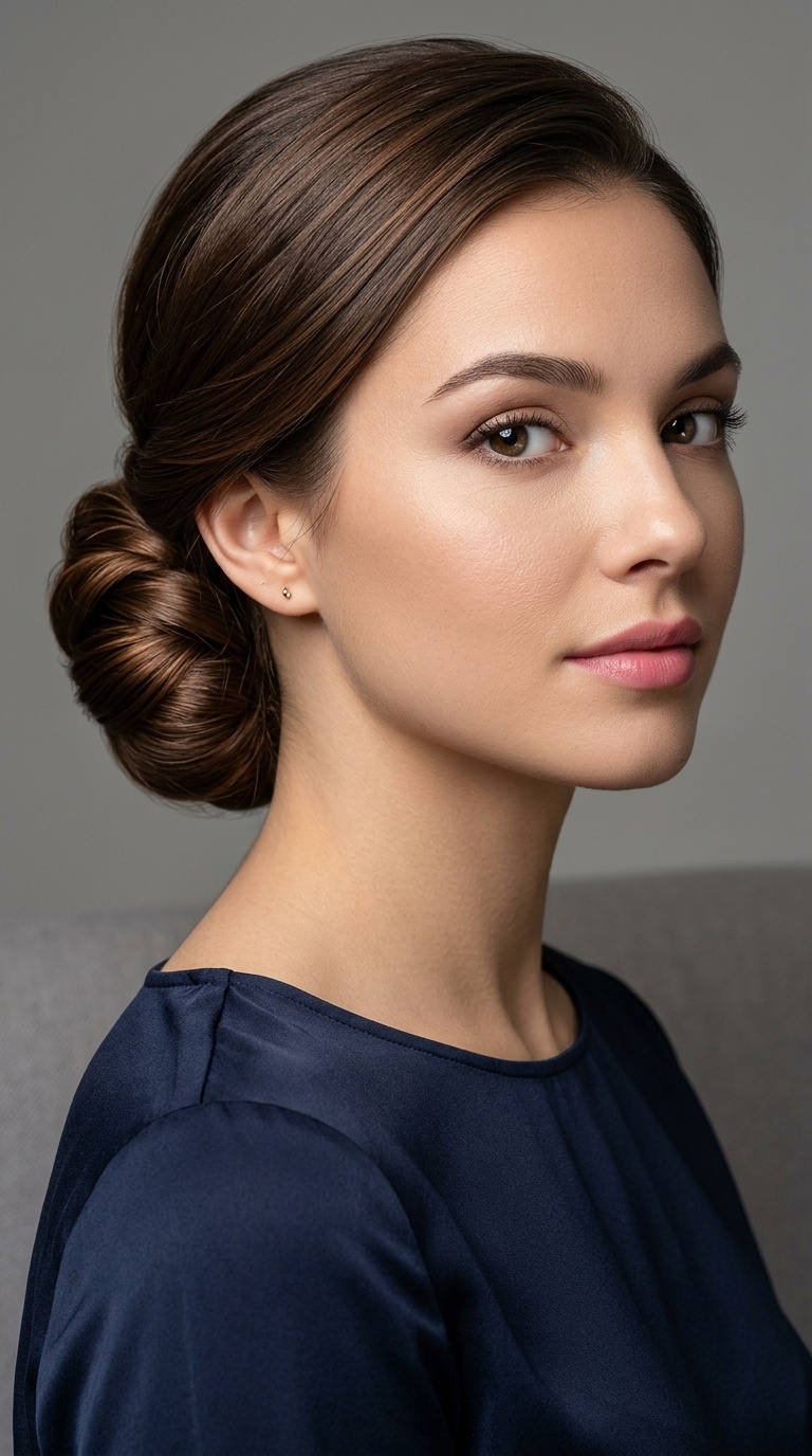 The Polished Low Chignon