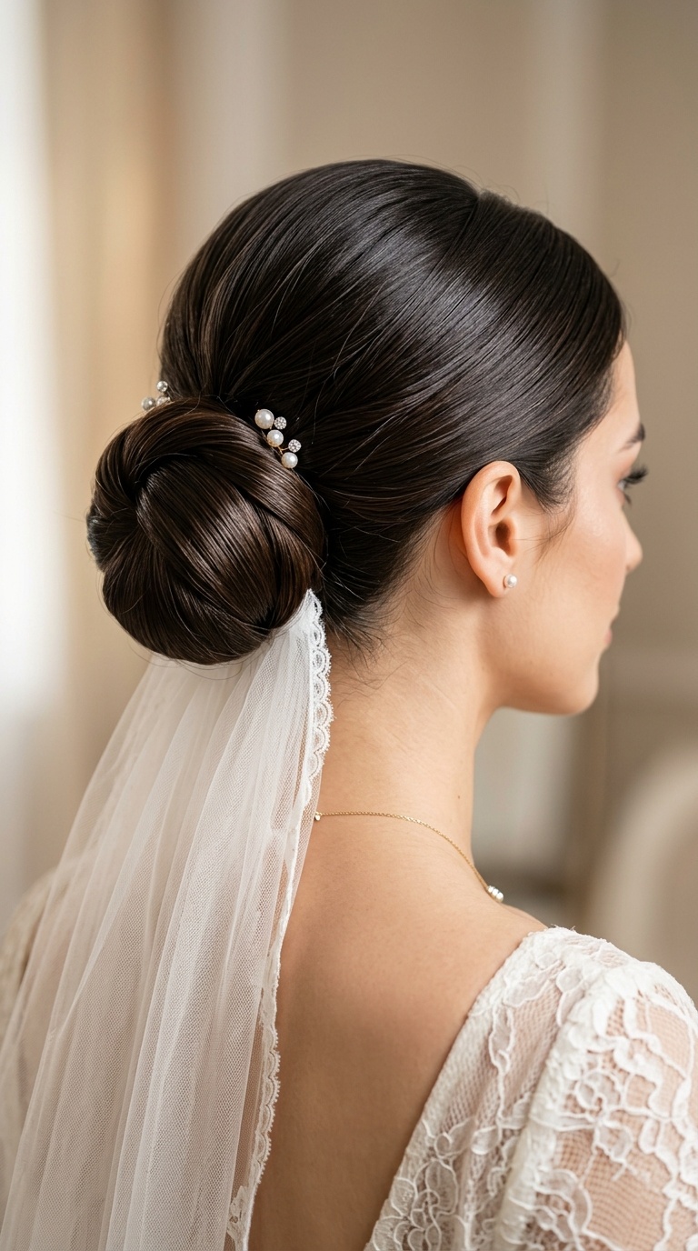 The Polished Mid-Height Bun