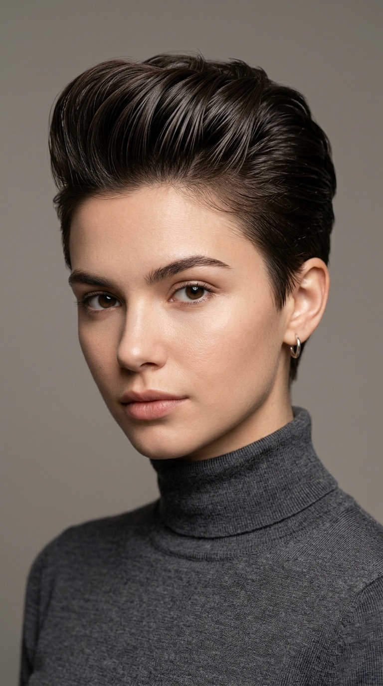The Polished Pixie Pompadour