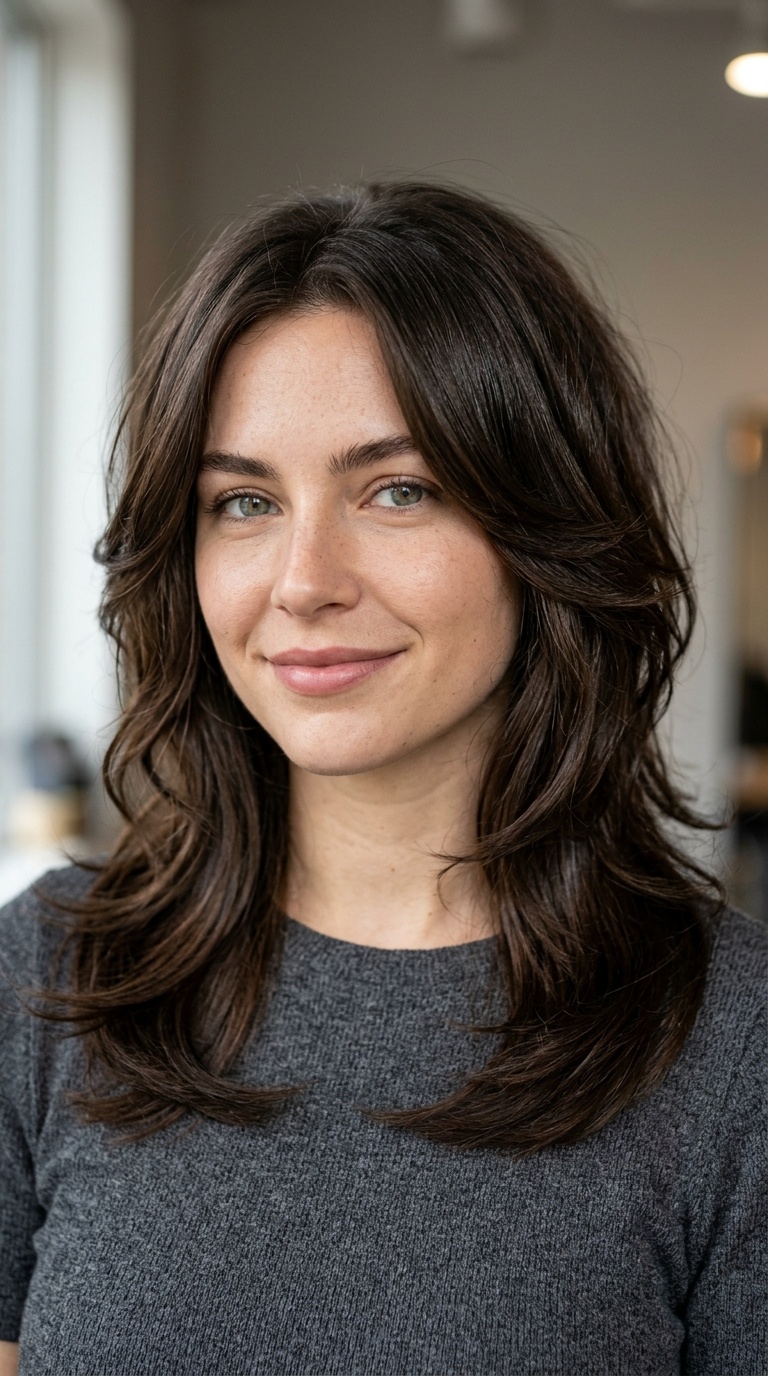 The Polished Shag with Sleek Ends