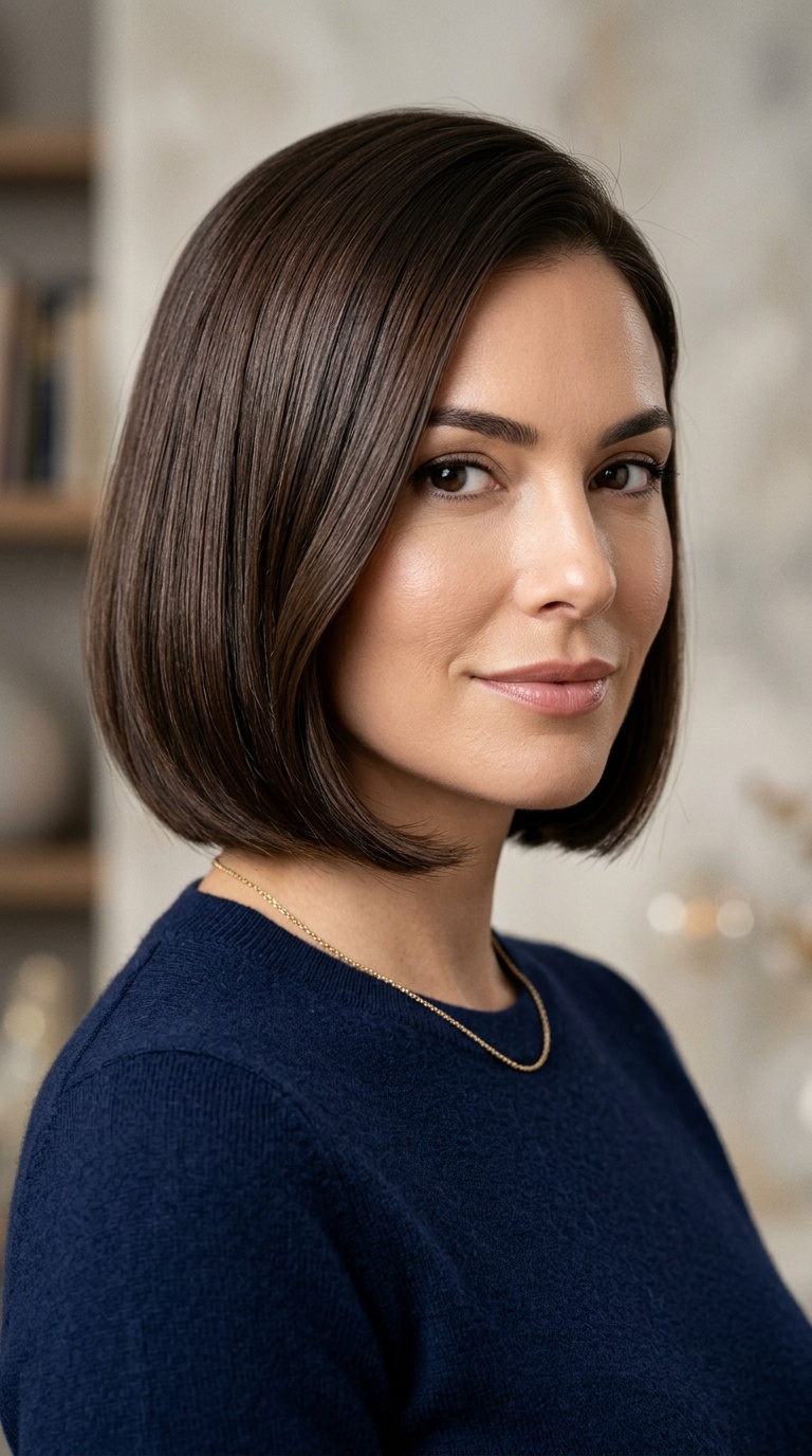 The Polished Side-Parted Bob