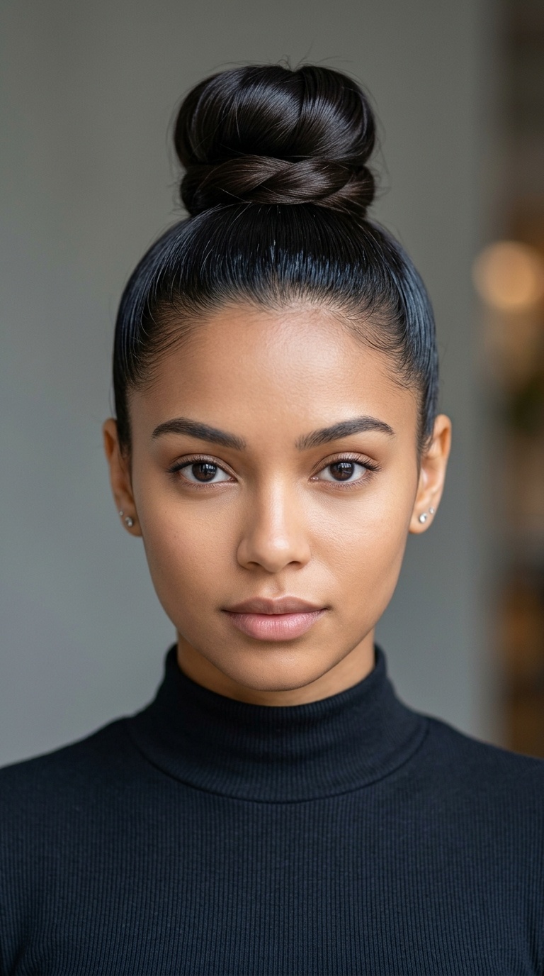 The Polished Top Knot