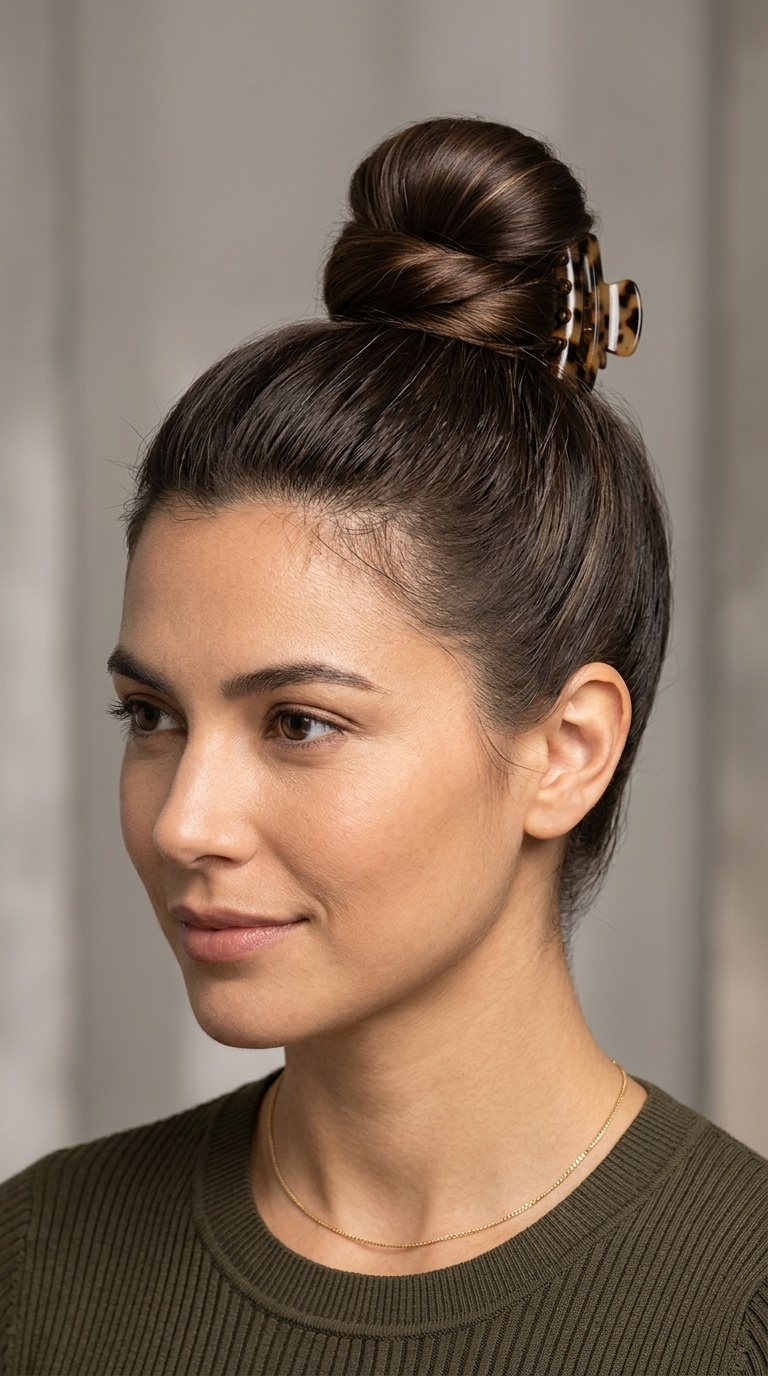 The Polished Top Knot