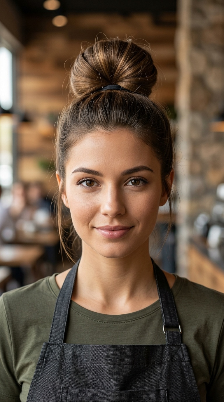 The Polished Top Knot