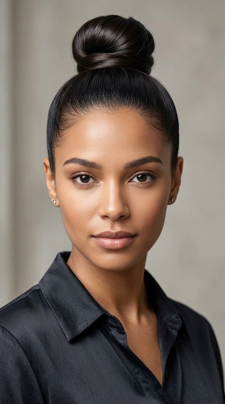 The Polished Top Knot
