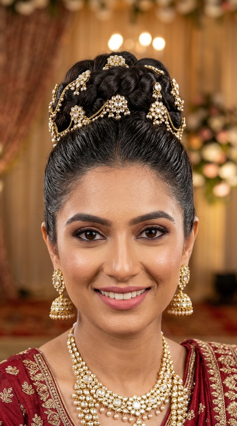 The Polki Studded Top Knot