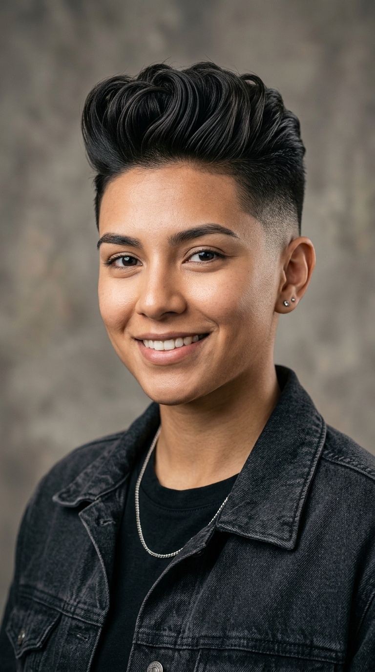 The Pompadour Fade