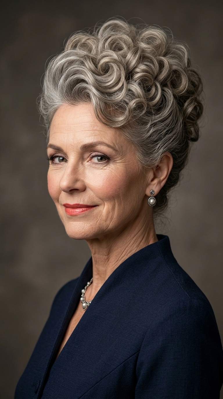 The Poodle Cut Inspired Updo