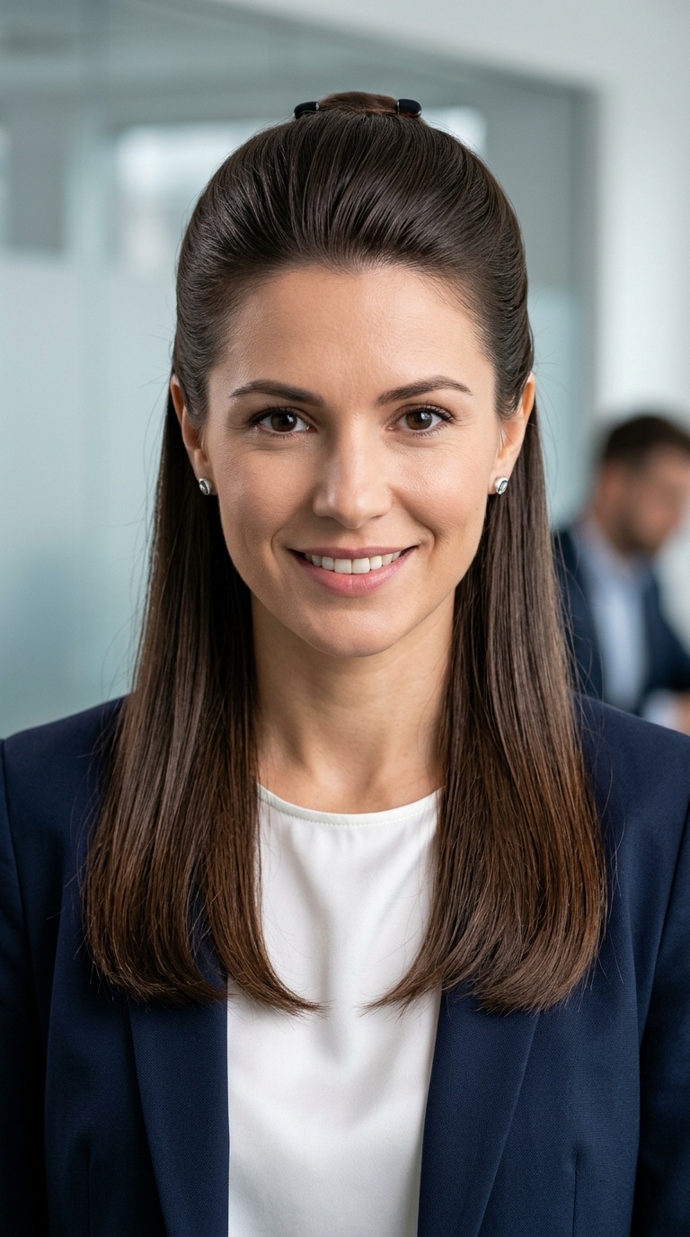The Professional Half-Up, Half-Down