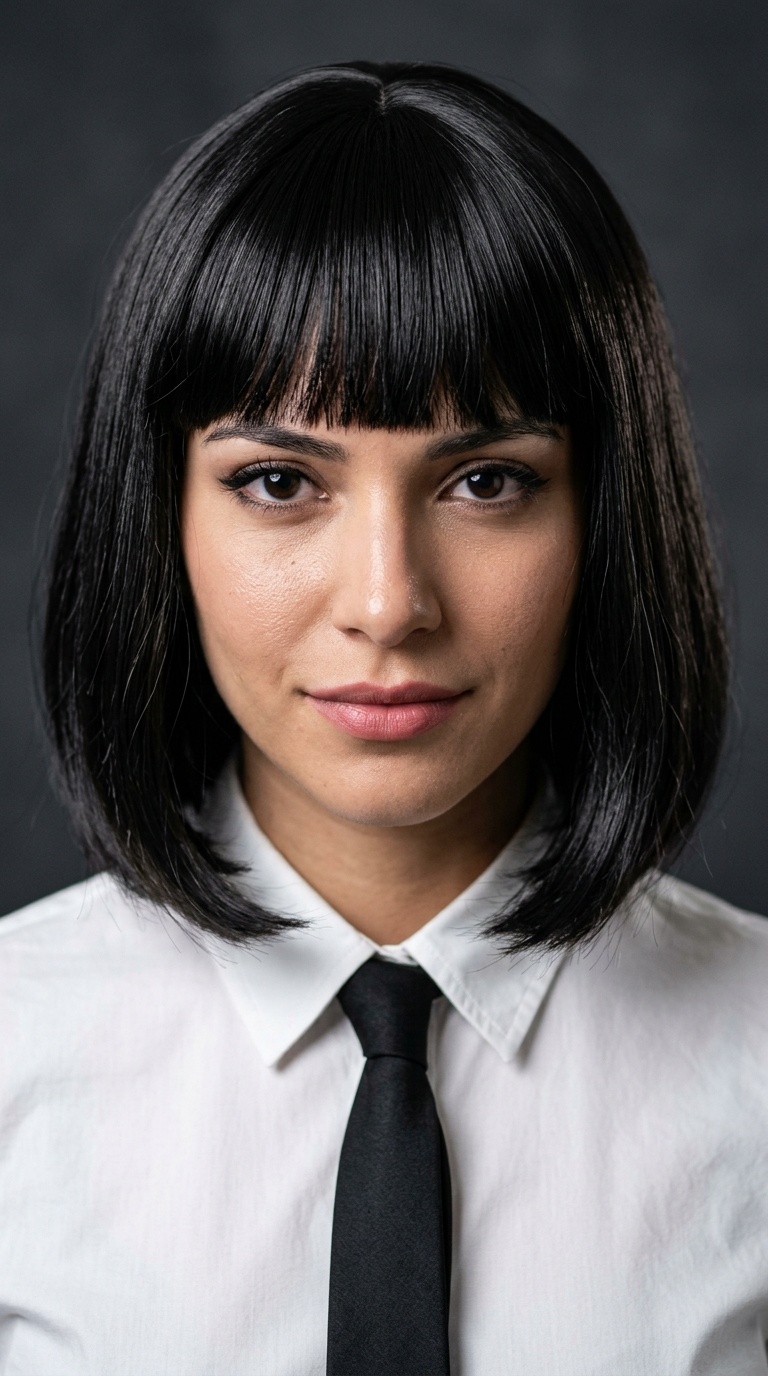 The Pulp Fiction Faux Bangs