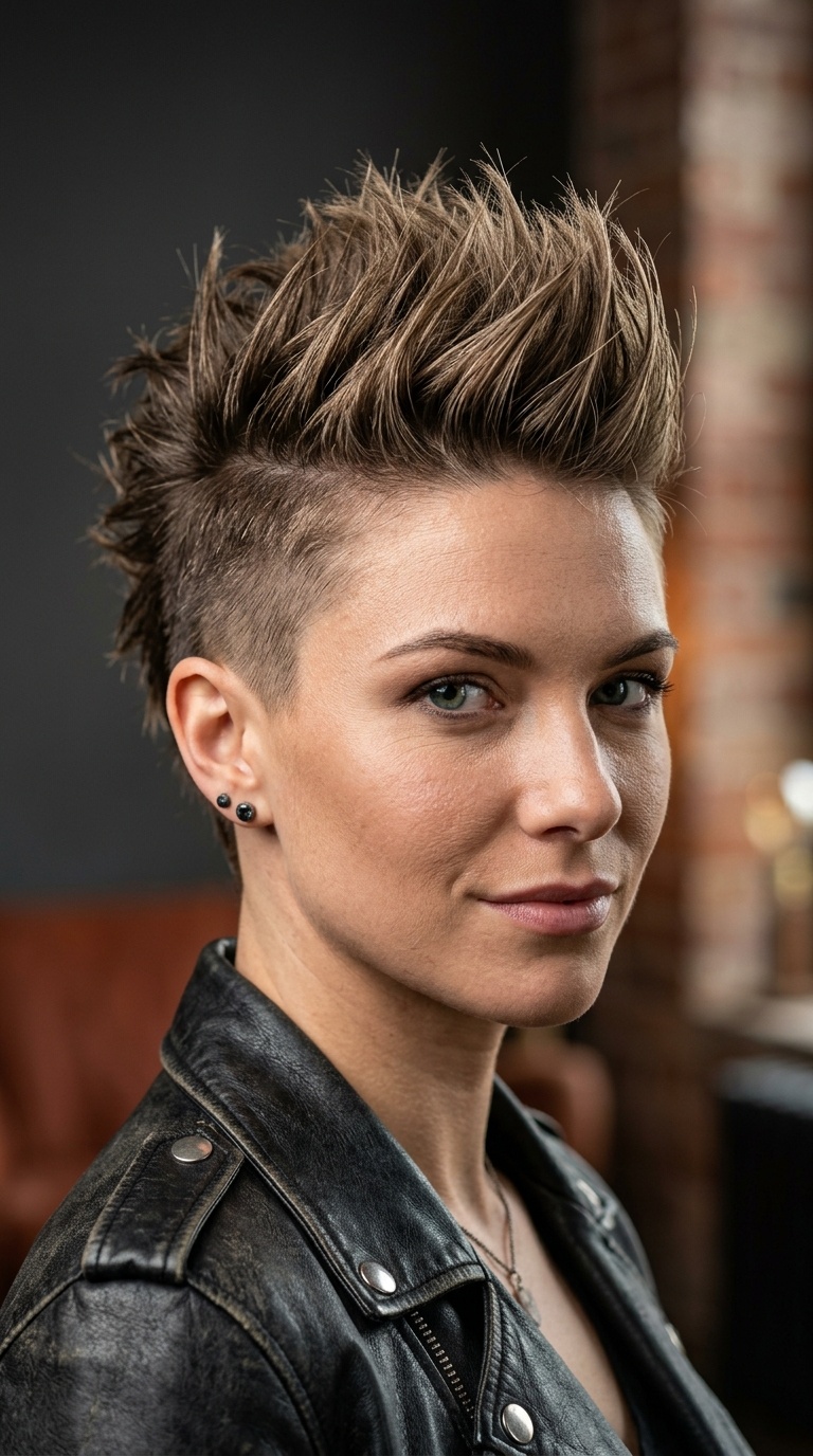 The Punk-Rock Faux Hawk