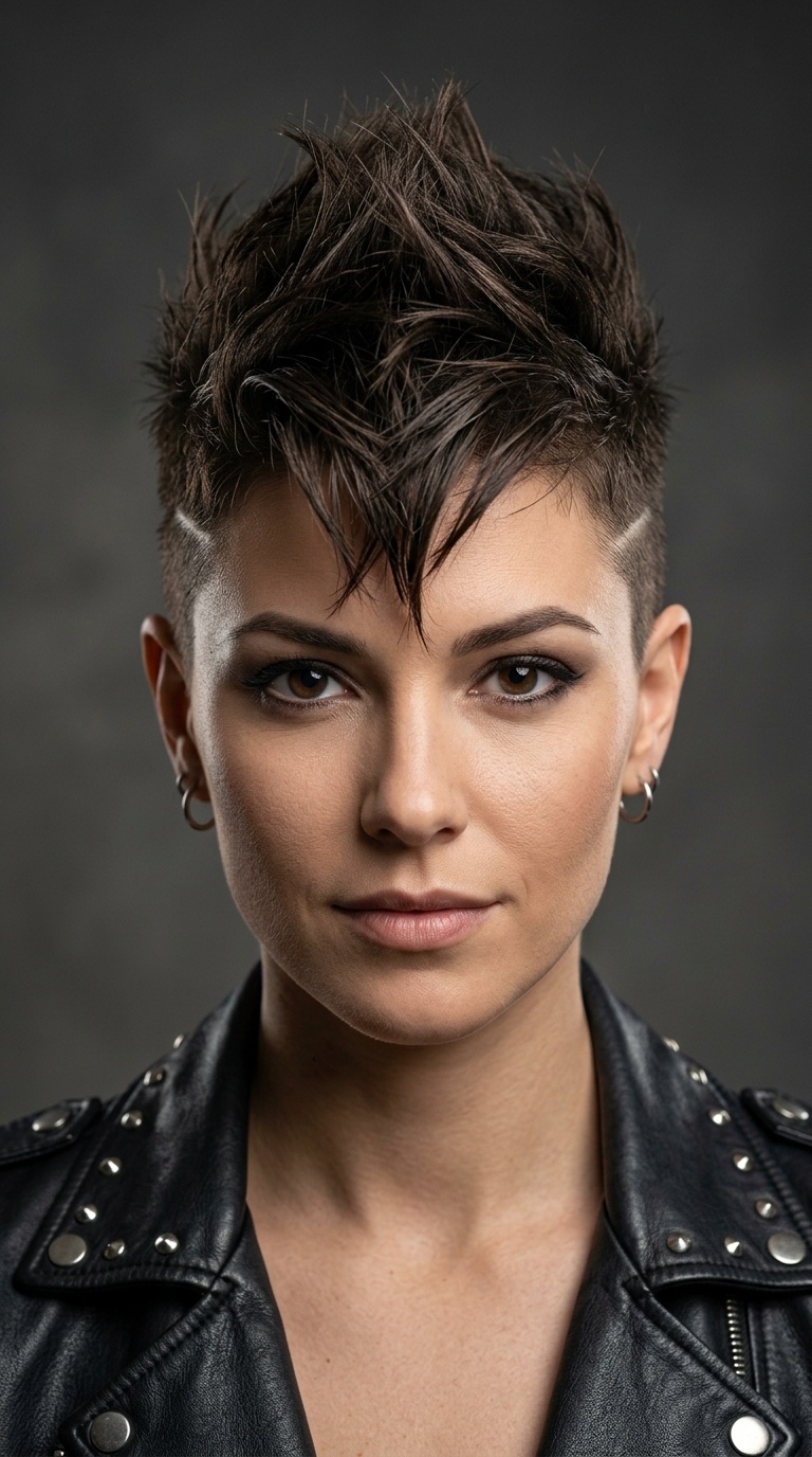 The Punk-Rock Faux Hawk
