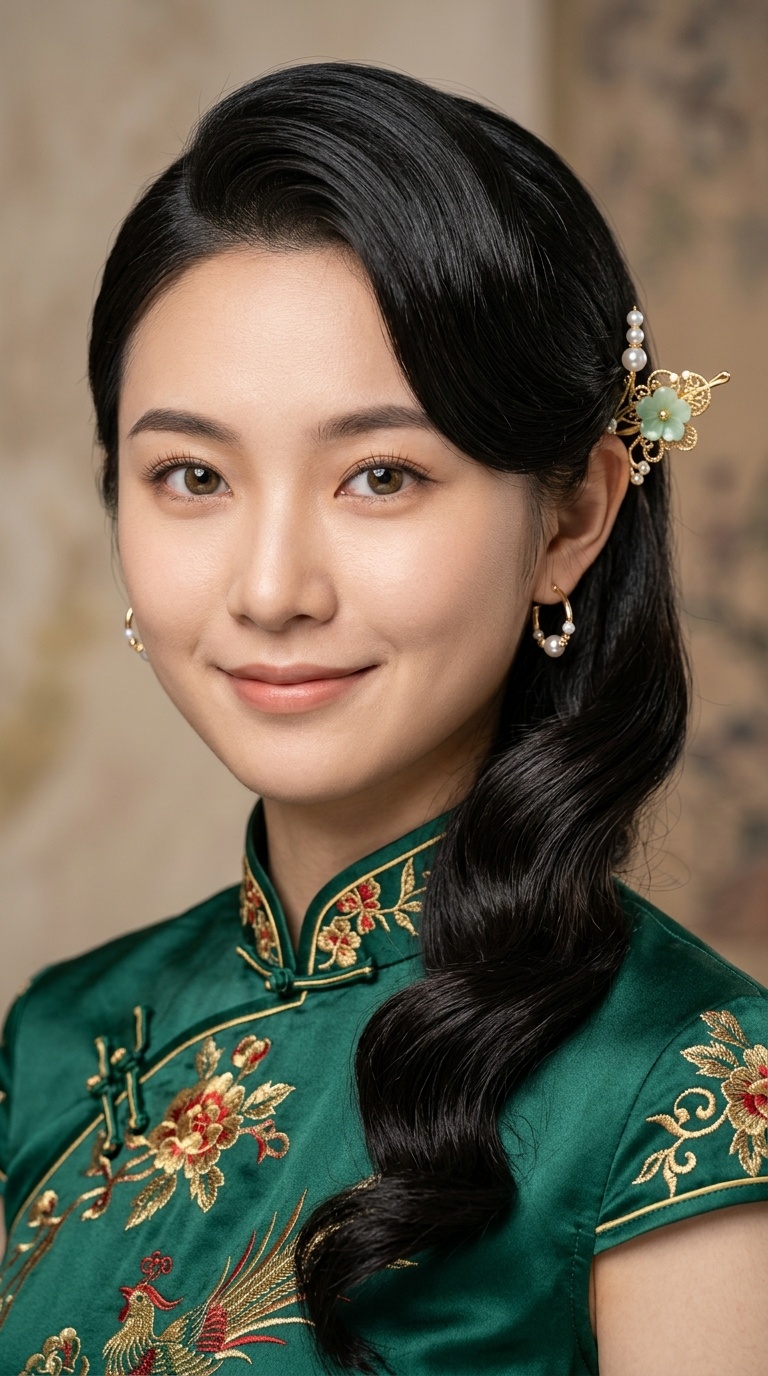 The Qipao Side Sweep