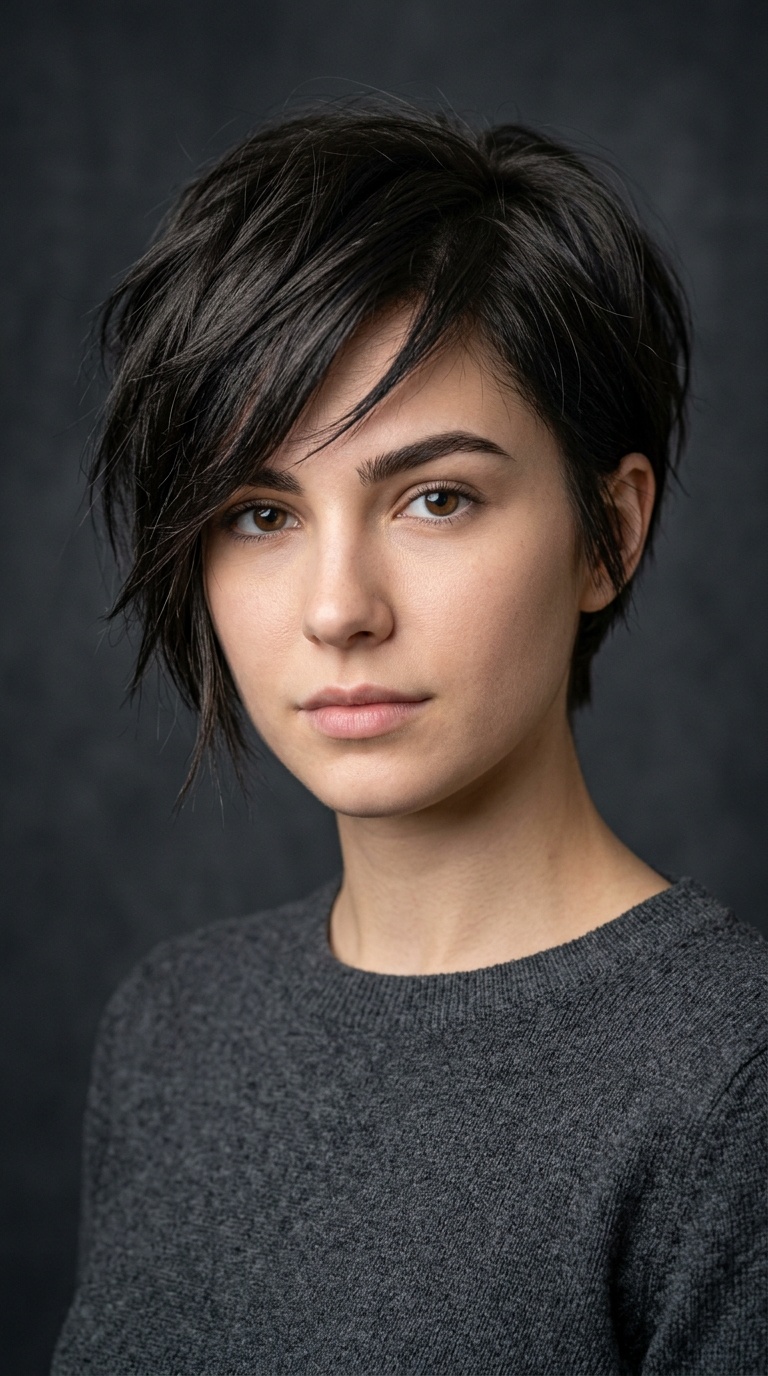 The Razored Asymmetrical Wolfcut