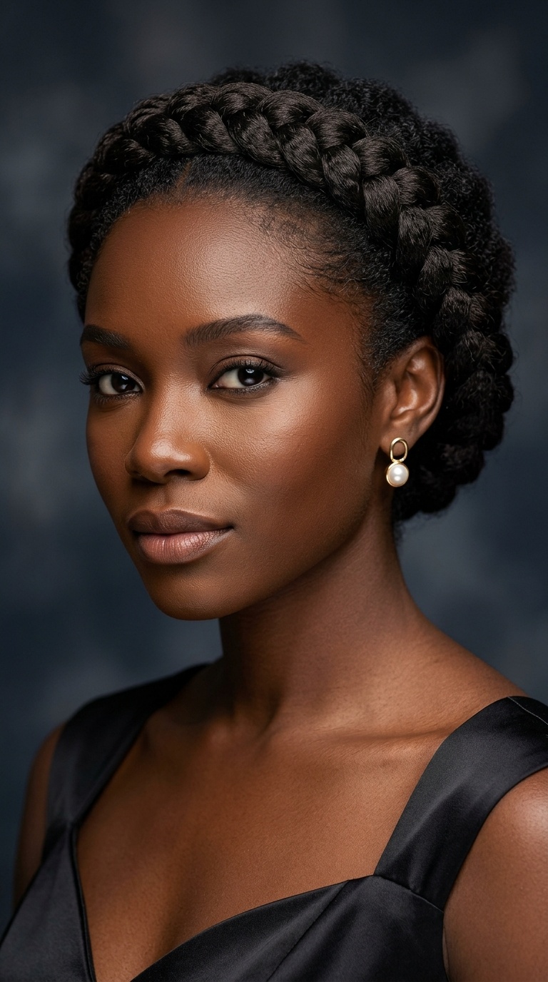 The Regal Crown Braid Halo