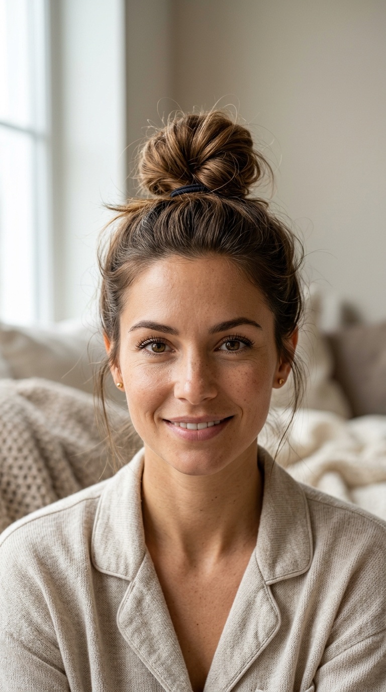 The Relaxed Top Knot