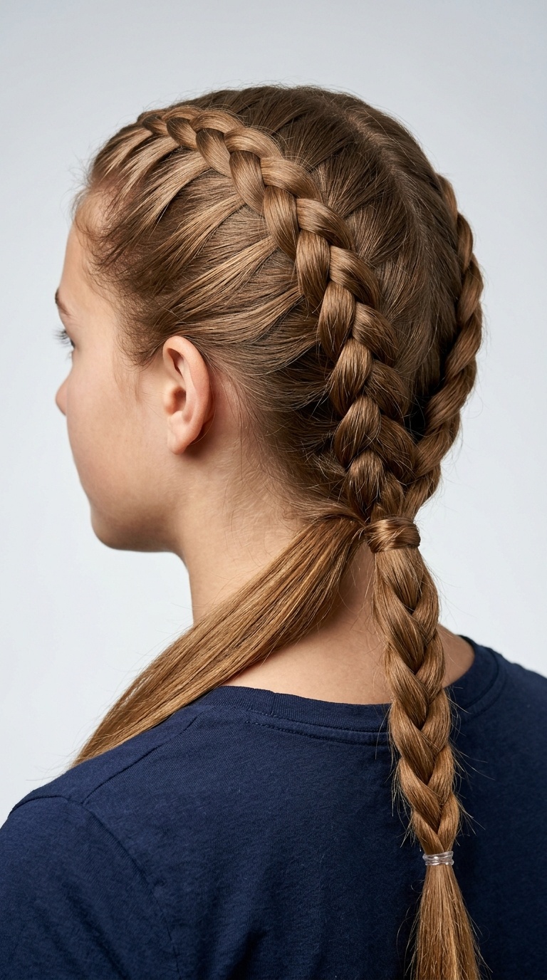 The Reverse French Braid Base