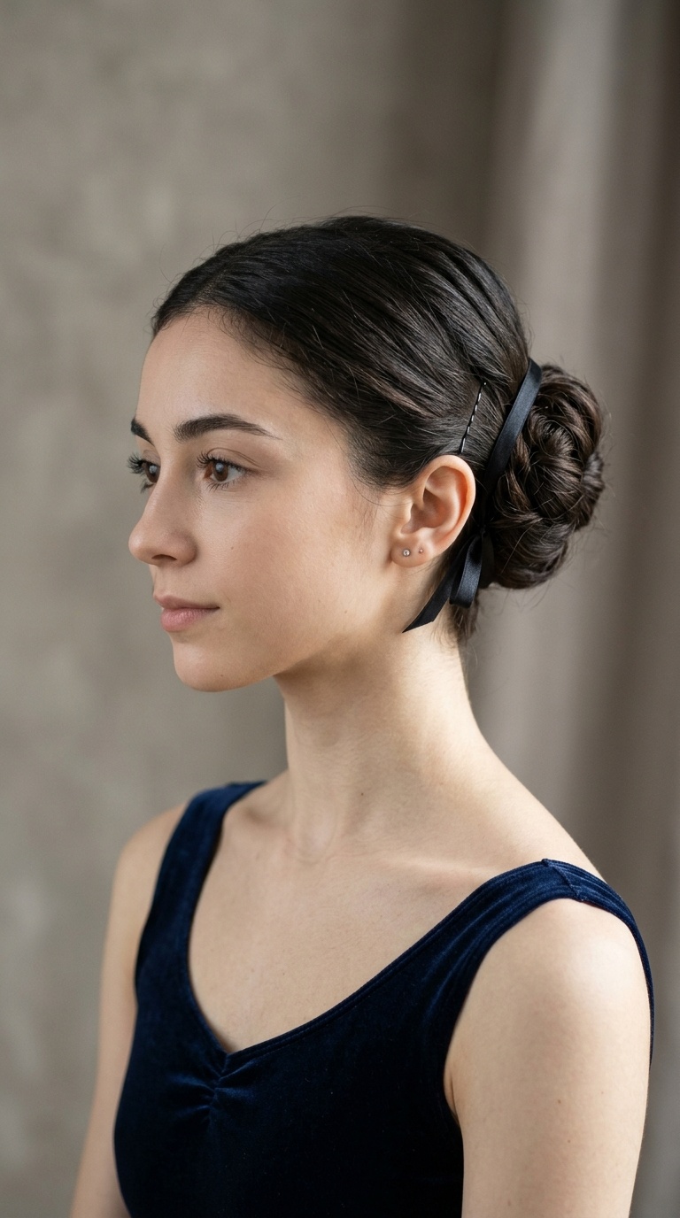 The Ribbon-Pinned Bun