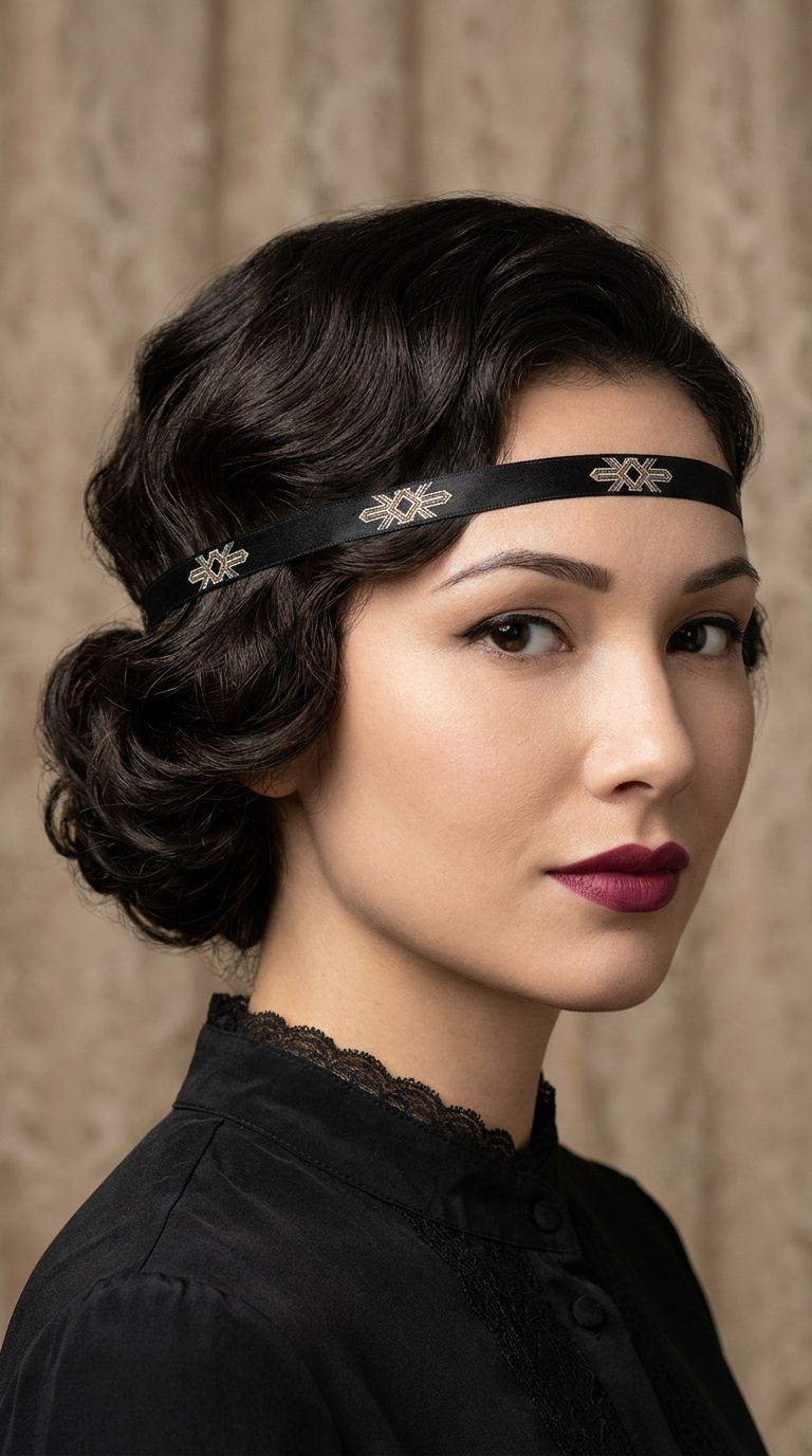 The Ribbon-Wrapped Faux Bob
