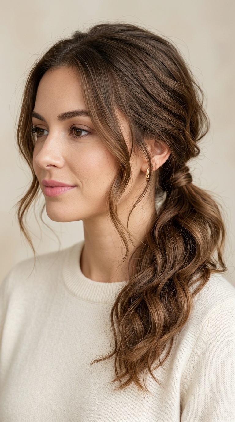 The Romantic Low Ponytail