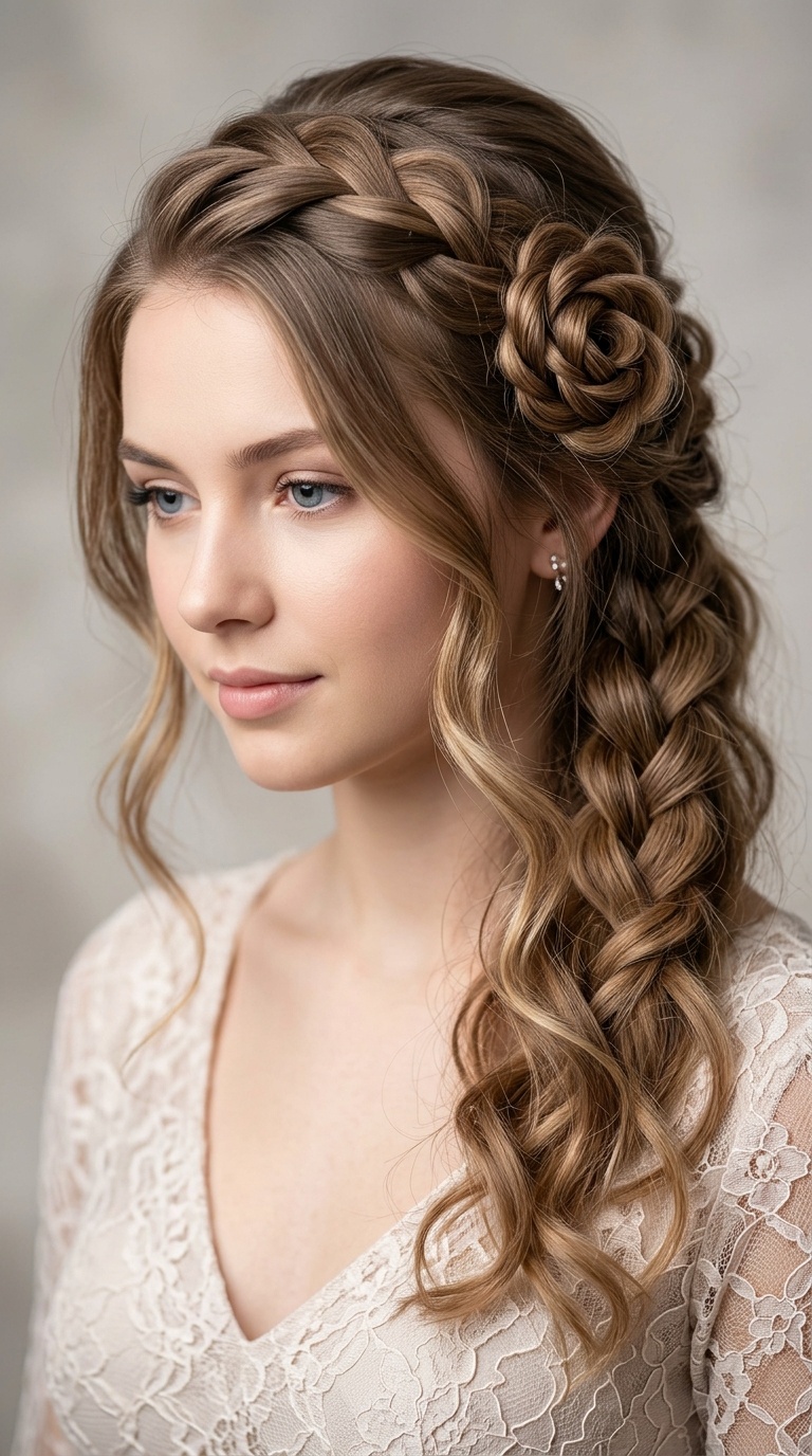 The Romantic Rose Braid