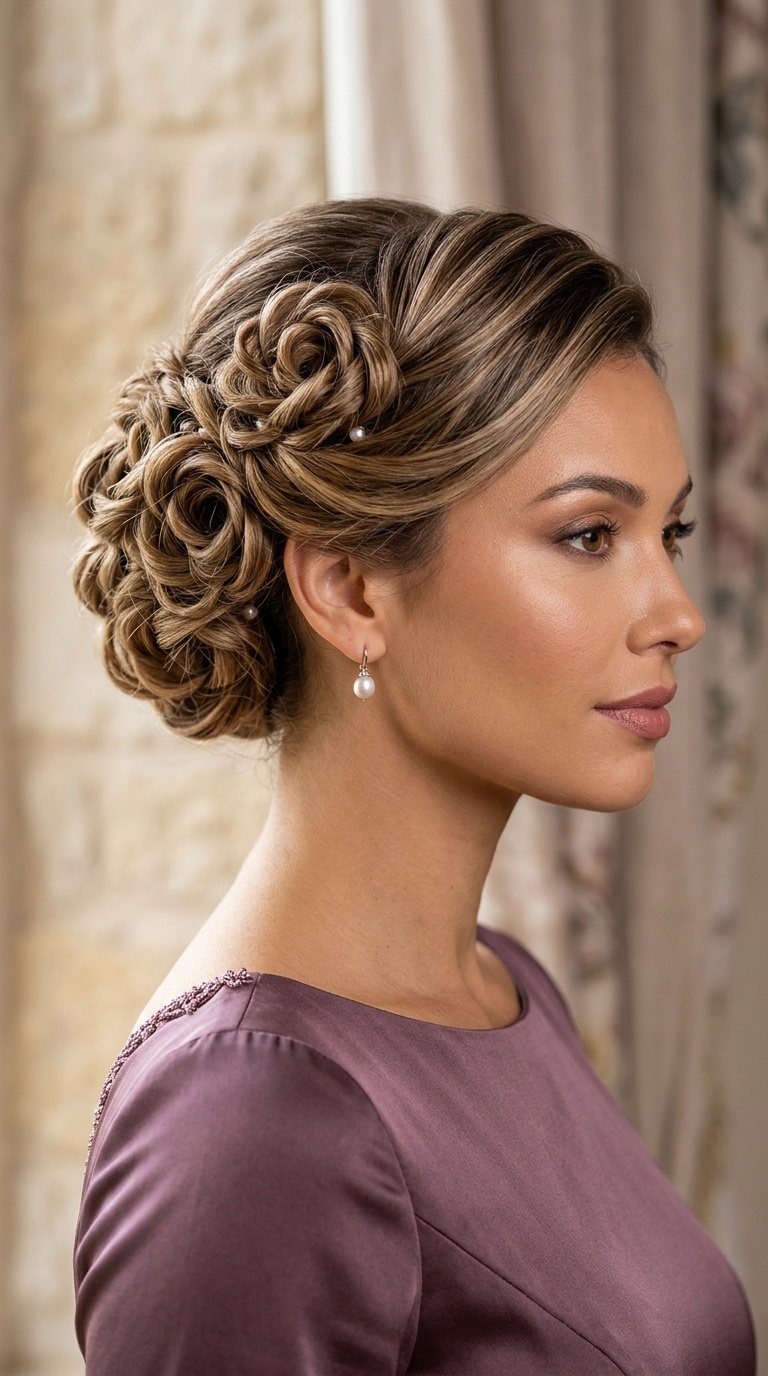 The Romantic Rosette Updo