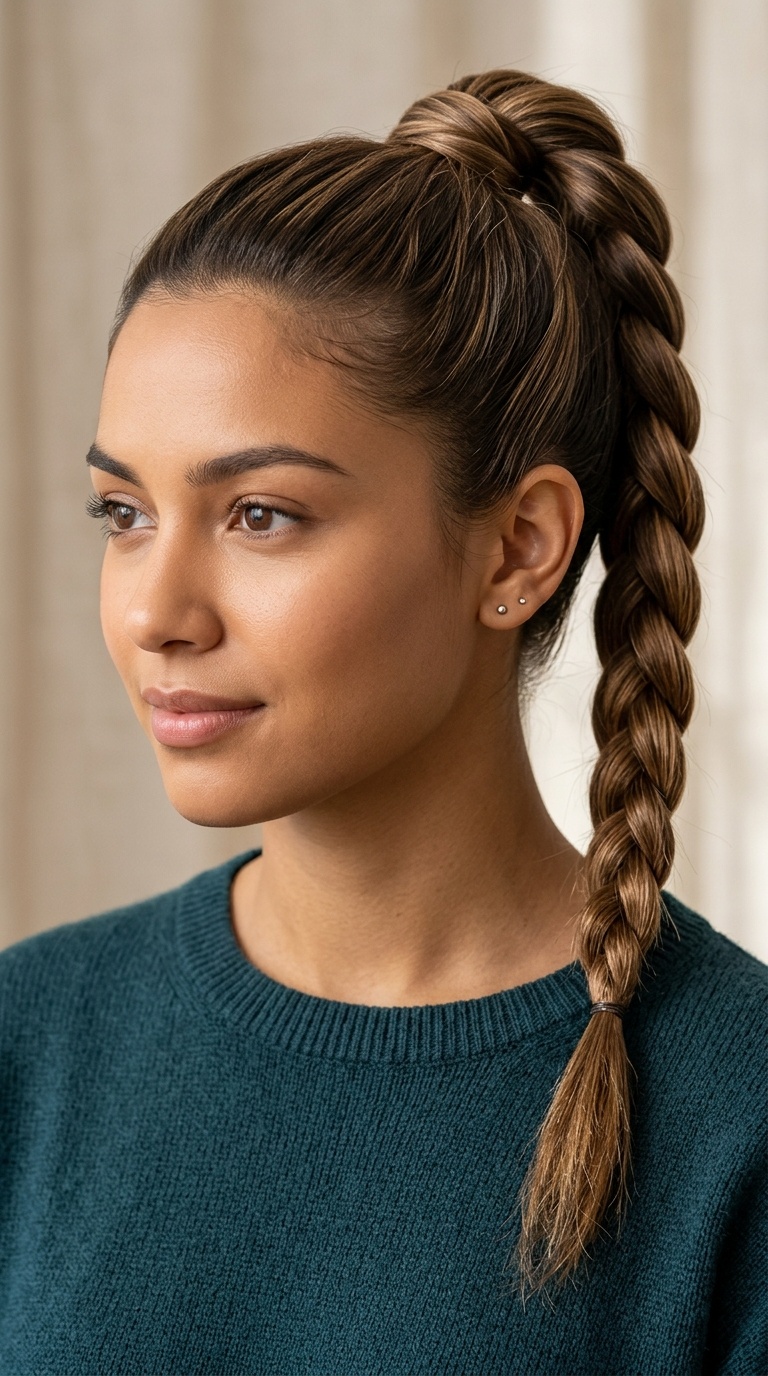 The Rope Braid Ponytail