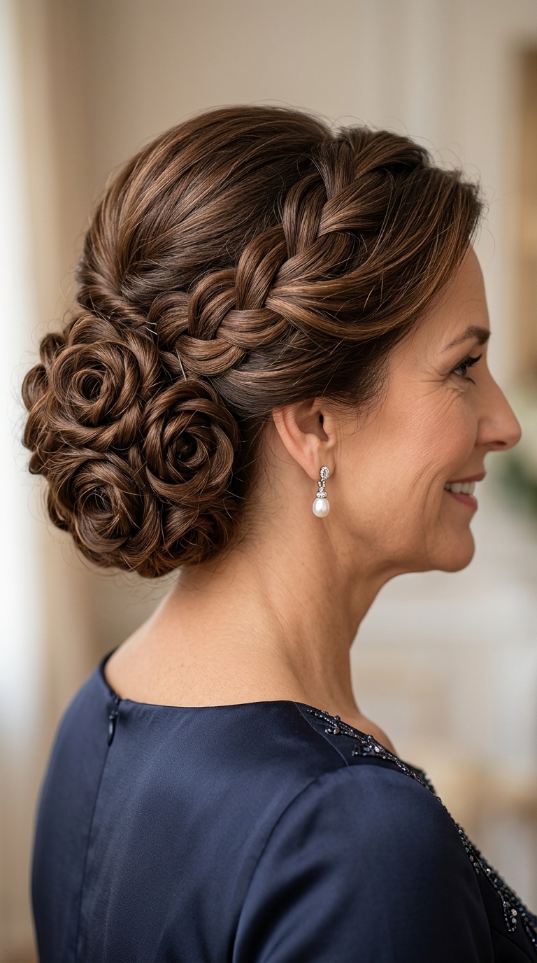 The Rosette Low Bun