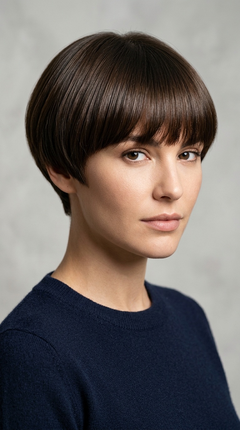 The Rounded Bowl Cut