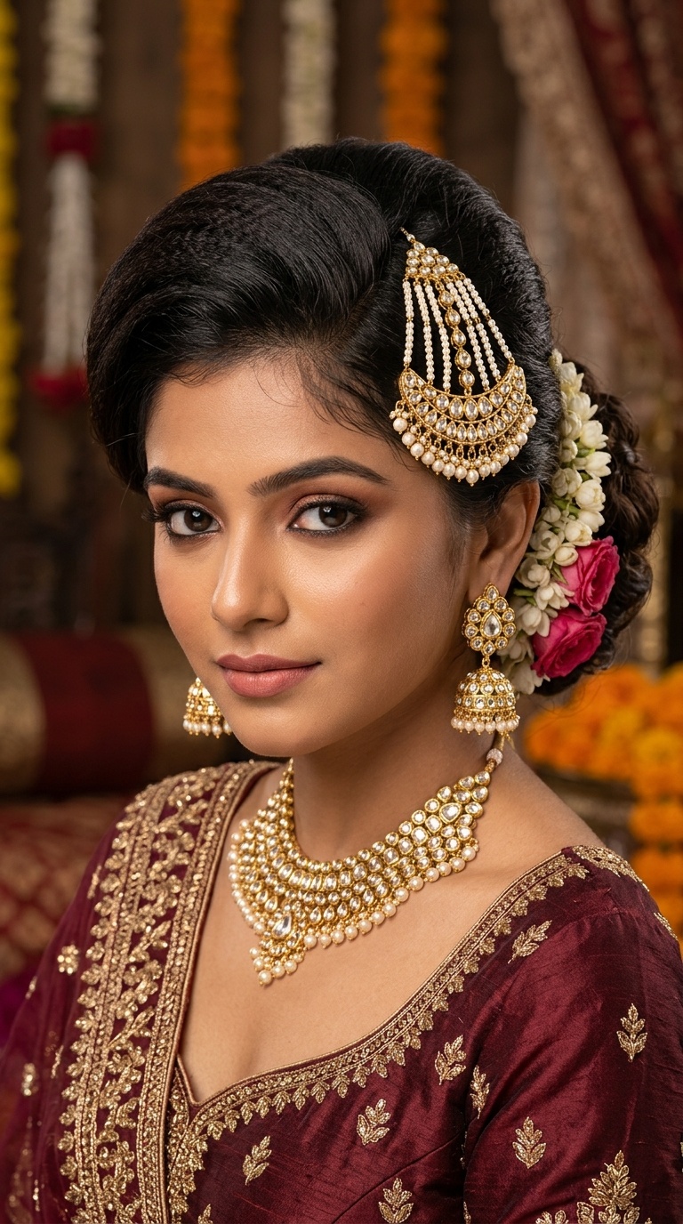 The Royal Jhumar Style Side Pouf