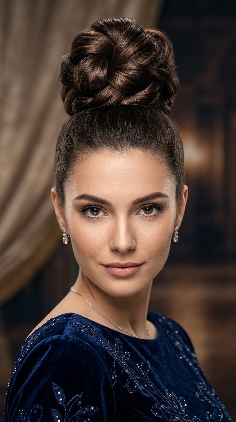 The Royal Top Knot