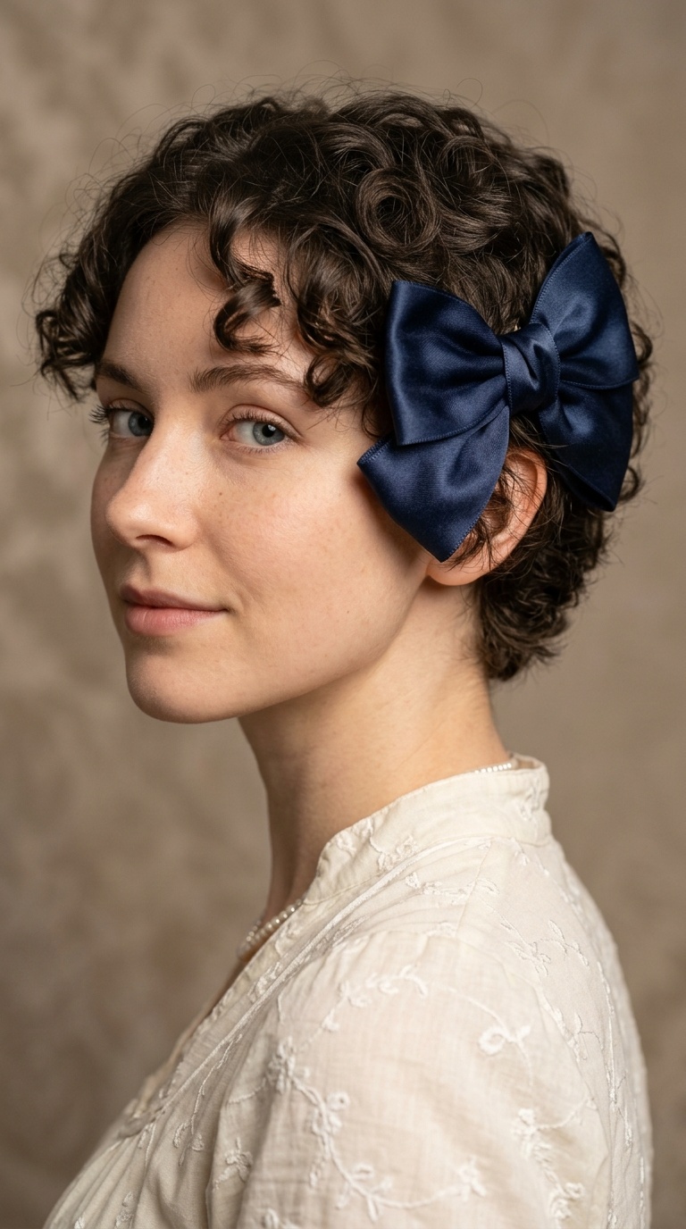 The Satin Bow Clip