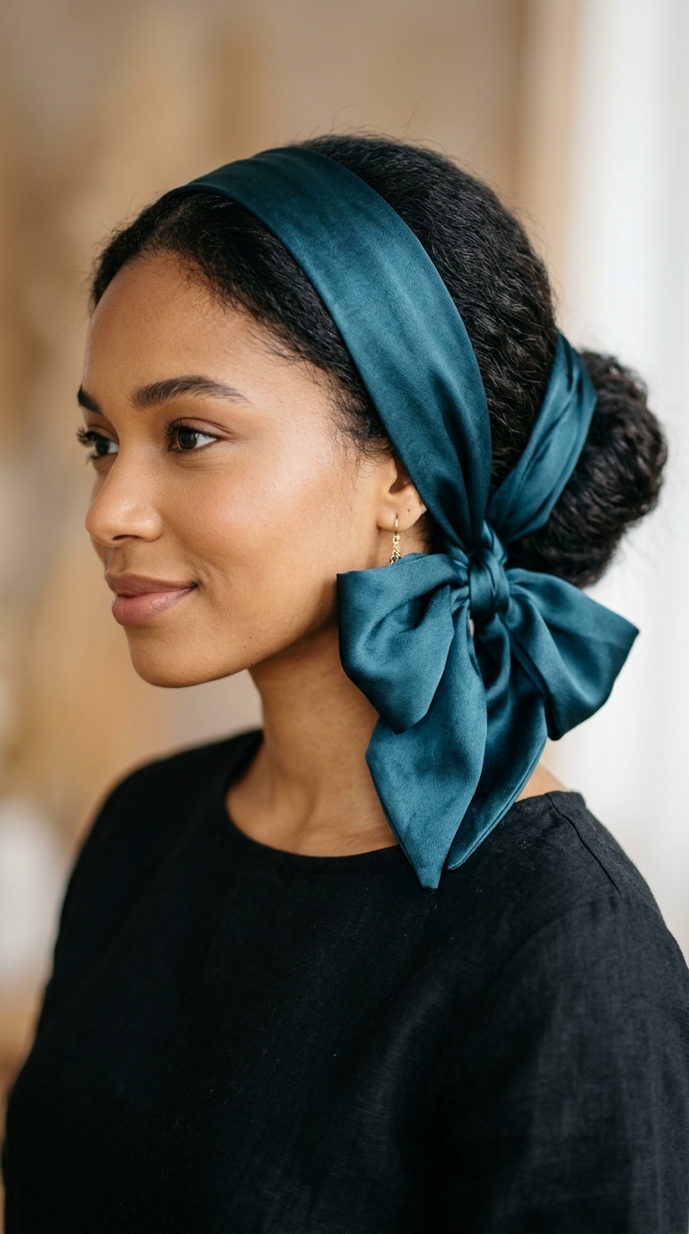 The Satin Scarf Wrap Bow