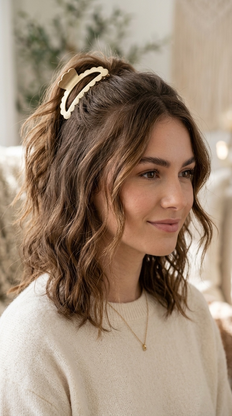 The Scalloped Edge Clip Accent