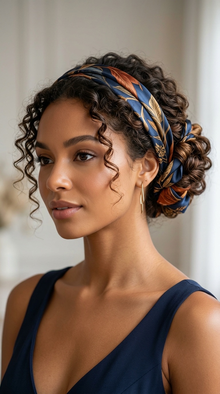The Scarf-Integrated Updo