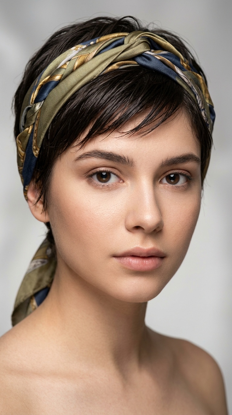 The Scarf-Woven Headband