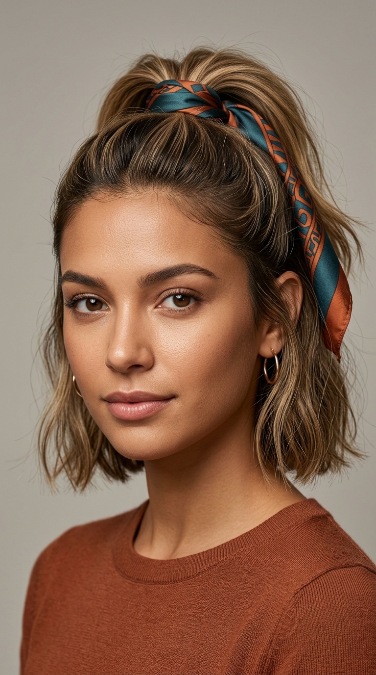 The Scarf-Wrapped Half-Pony