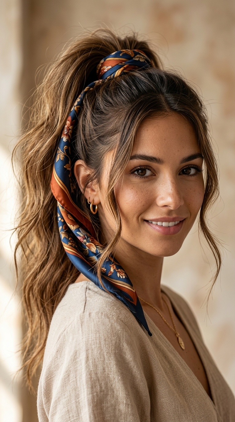 The Scarf-Wrapped Pony