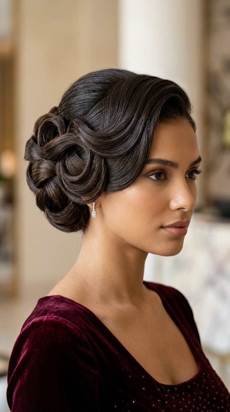The Sculpted Architectural Chignon