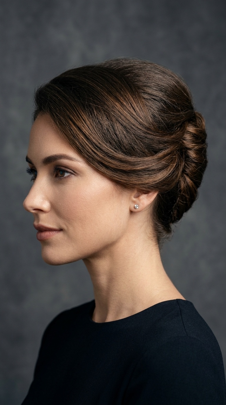 The Sculpted French Twist
