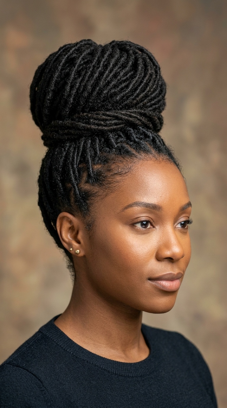 The Sculpted High Bun