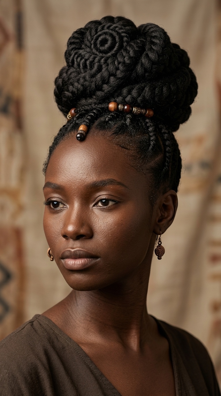 The Sculpted High Bun