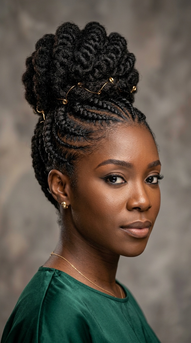 The Sculpted Pineapple Updo