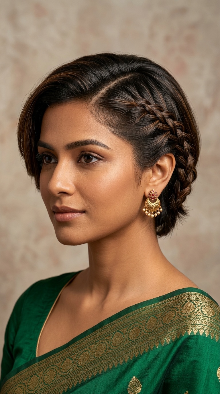 The Sculpted Side Braid