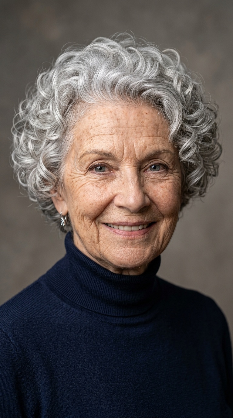 The Sculpted Silver Curls