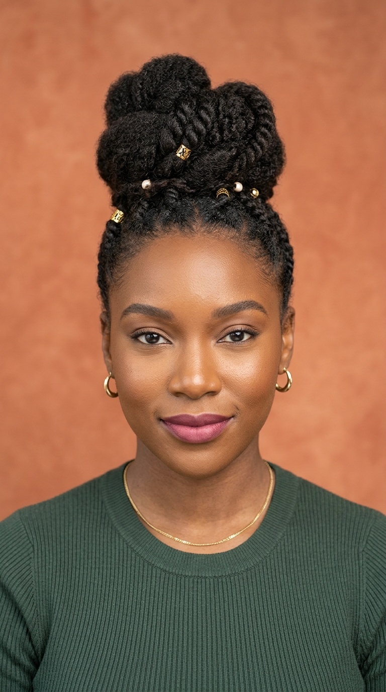 The Sculpted Top Knot